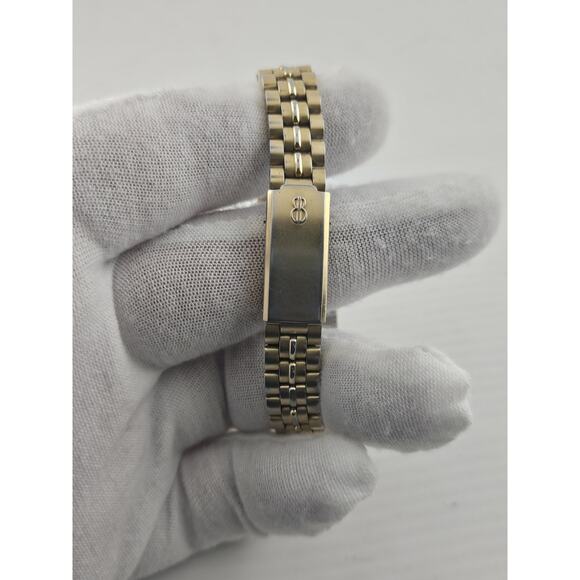 Gorgeous Ladies Bill Blass Diamond Dress Watch Quartz New Battery Mint Runs Well - Picture 10 of 10